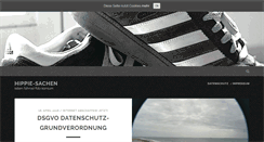 Desktop Screenshot of hippie-sachen.de