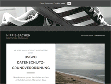 Tablet Screenshot of hippie-sachen.de